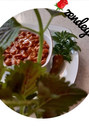 عکسی از دستور خوراک لوبیا چیتی