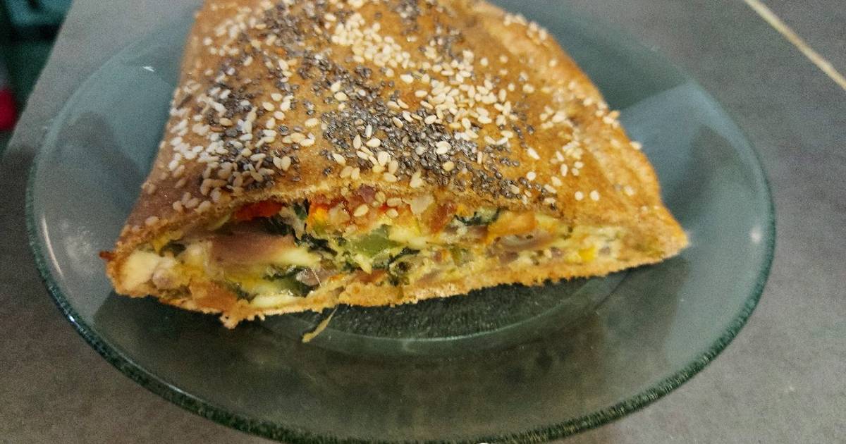 Calzone Vegetariano Receta de Lore- Cookpad