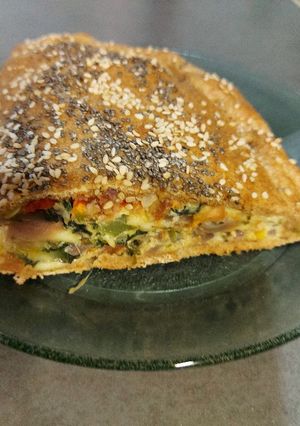 Una foto de Calzone Vegetariano