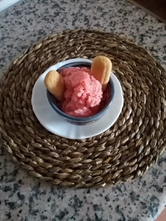 Una foto de Helado de sandía