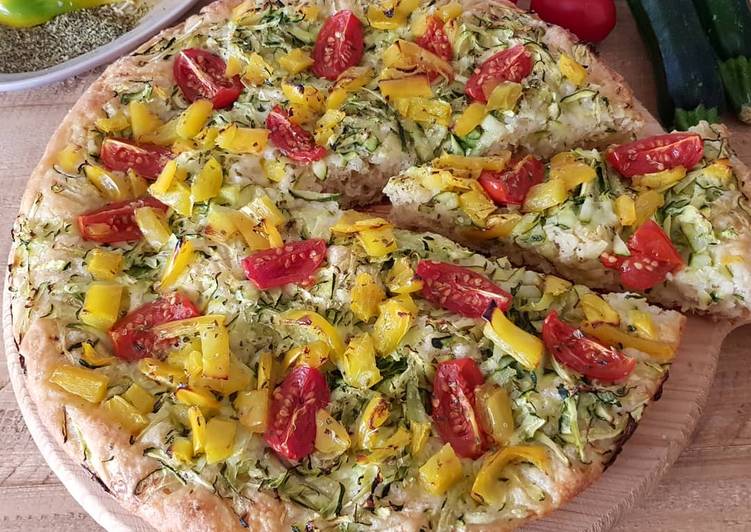 Focaccia pugliese a modo mio 🍕🌶🍅🥒