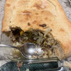 A picture of Bierock casserole.