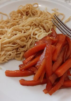 Une photo de Bâtonnets de Carottes Vichy et pâte à la crème