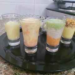A picture of Milk shots.
