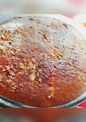 صورة لوصفة كيك الموز مع القرفه