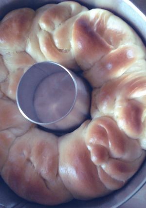 Foto resep Five thousand dollars starter dough bread again (fluffy)