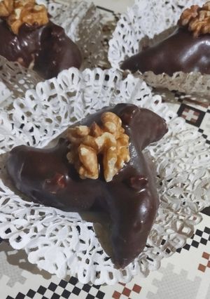 Une photo de Gâteau aux chocolat et noix