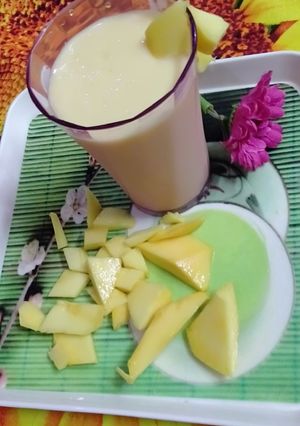 A picture of Mango juice😋😋😋.