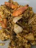 Arroz con almejas y gambas