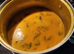 Foto de Creme de cenoura com espinafre