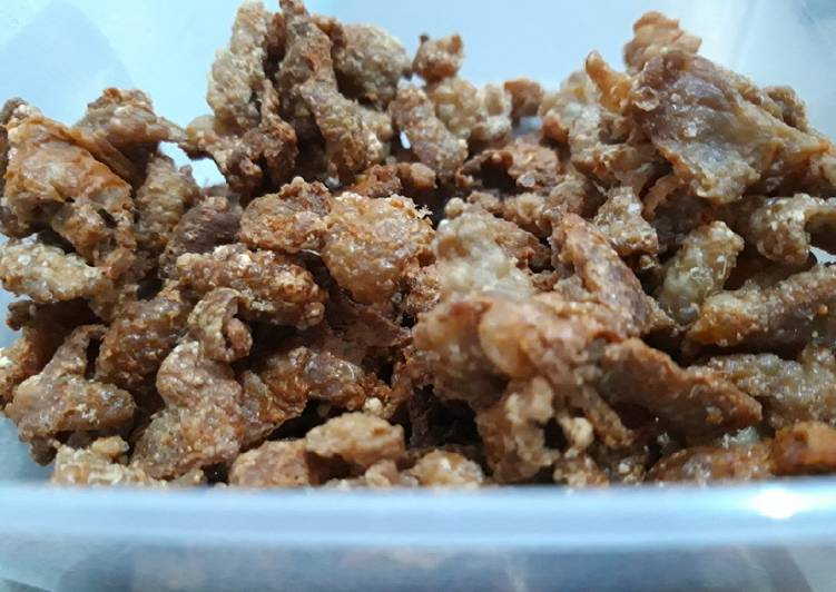 Resep Keripik Kulit Ayam Tanpa Tepung #DEBM/Keto yang Bikin Ngiler