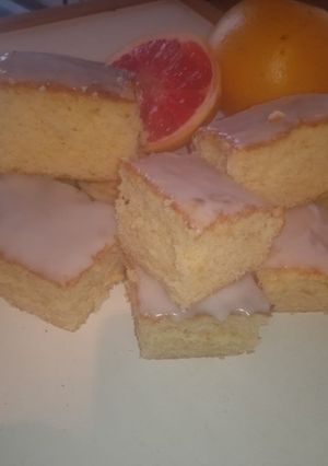 Una foto de Bizcochuelo de sabor pomelo