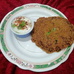 A picture of Carrot Pearl Millet Pancake.
