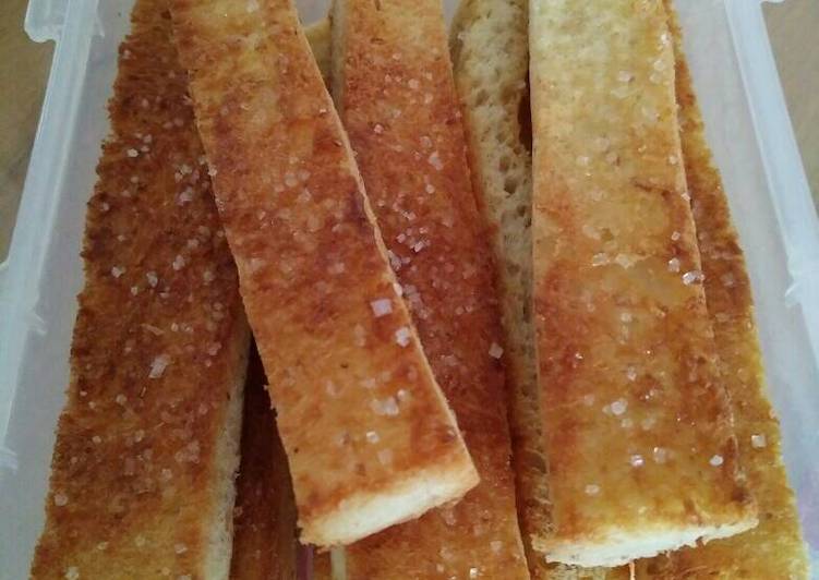 Resep Mpasi cemilan 14m+: Roti bagelan Anti Gagal