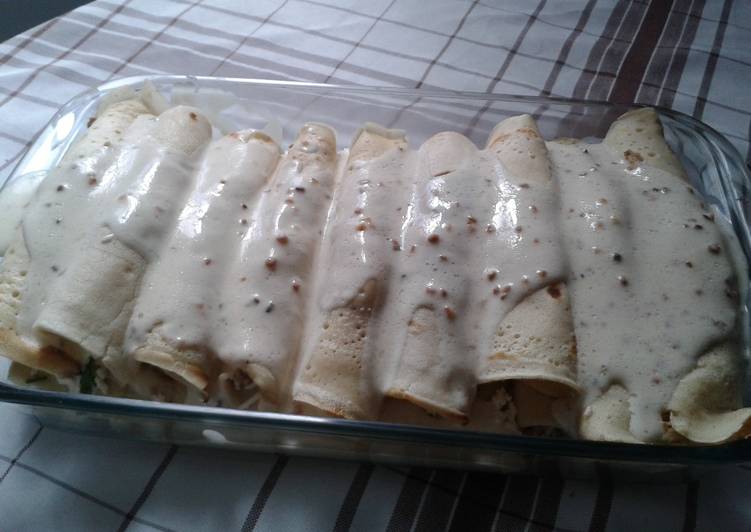 Panquecas de ricota e bacon