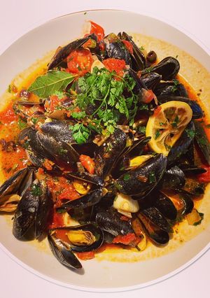Une photo de Moules à la provençale