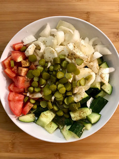 Una foto de Ensalada atemperada de endivias
