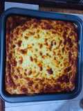 Pastel de papa relleno con pollo