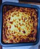 Pastel de papa relleno con pollo