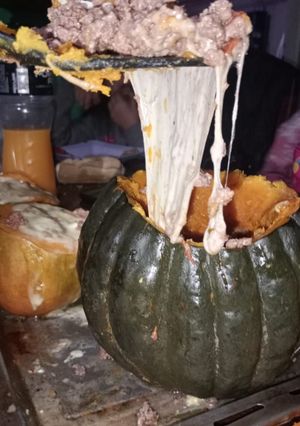 Una foto de Zapallo relleno
