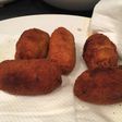 Croquetas de jamón en panificadora