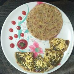 Hare Bhare parathe A picture of Hare Bhare parathe.