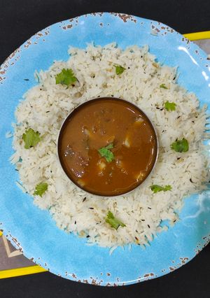 राजमा चावल रेसिपी मुख्य फोटो