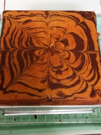 Resep Zebra Cake Putih Telur Anti Gagal