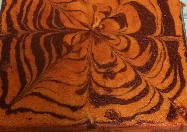 Resep Zebra Cake Putih Telur yang Enak Banget