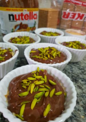 صورة لوصفة حلى النوتيلا بالبستاشو