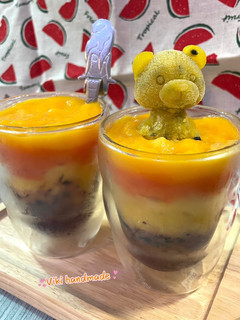 天然無添加5色水果冰 的食譜成品照片