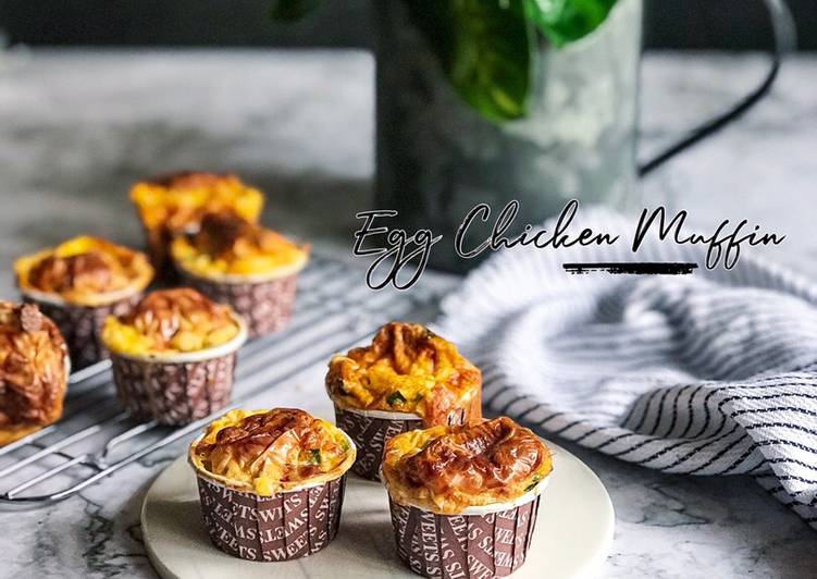 Arahan Memasak Egg Chicken Muffin #munahmasak yang Bergizi