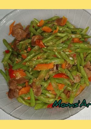 Foto resep Tumis buncis bakso ampela