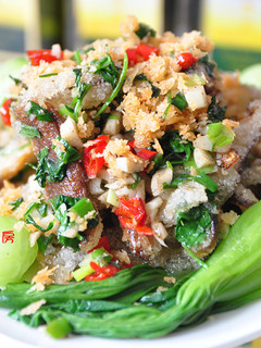 蒜香椒鹽鮮香菇 的食譜成品照片