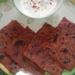 A picture of Mix vegetable paratha.