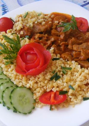 Tarhonyás pörkölt recept fotója