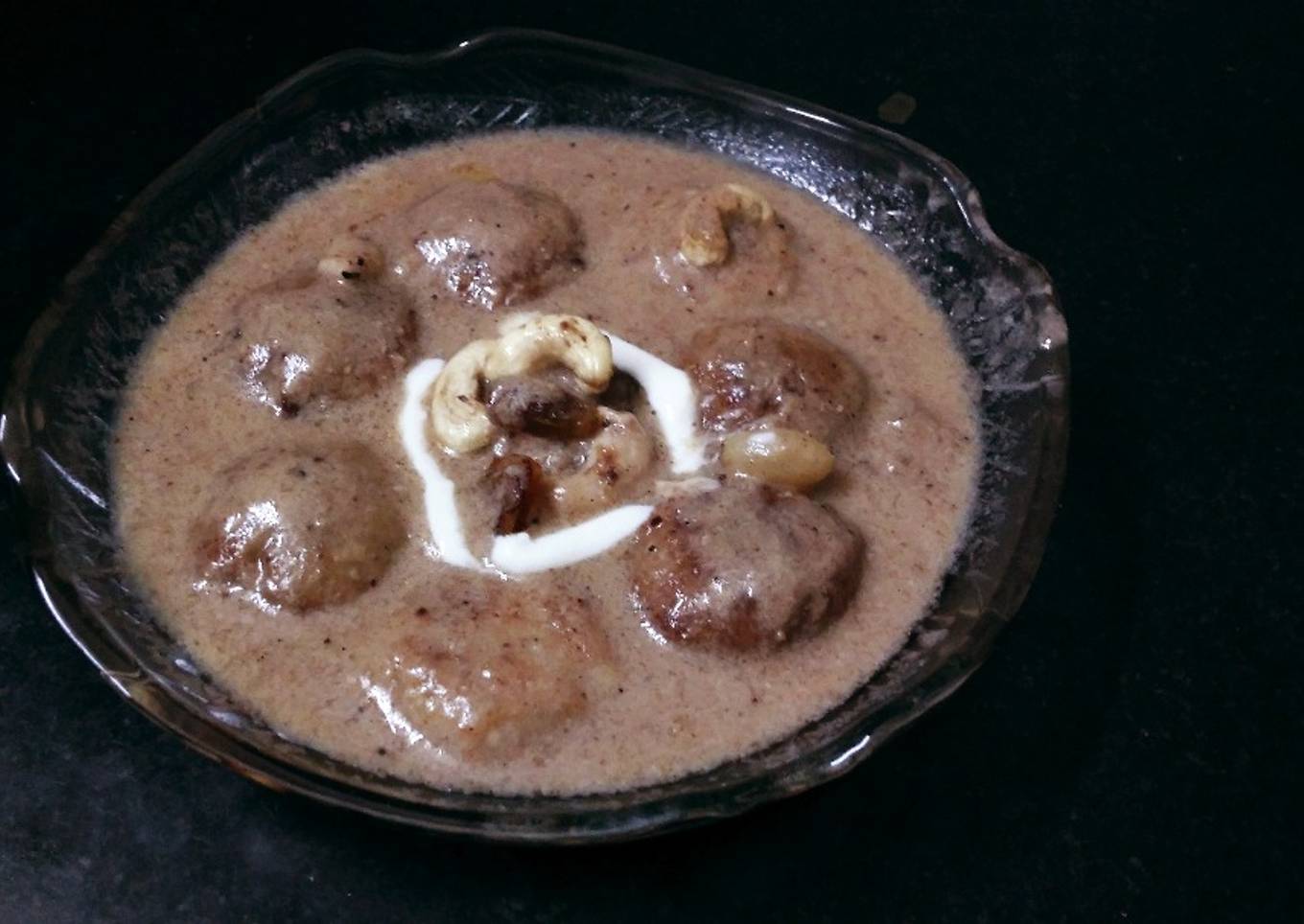 Fish kofta curry