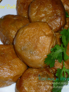 家常版釀素菜蒲團 的食譜成品照片