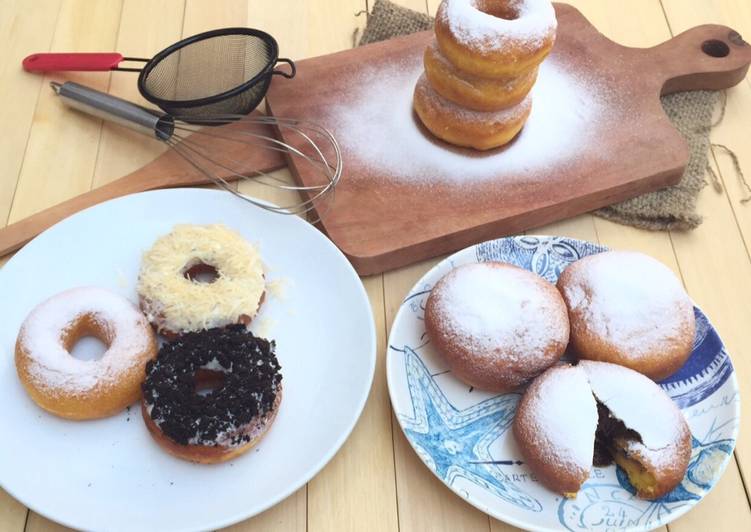 Donat kabocha (pumpkin donut)