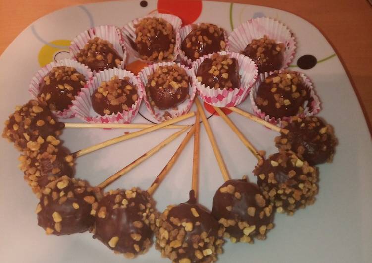 Chupachups y bombones de polvorón