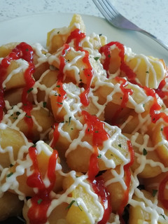 Una foto de Papas bravas