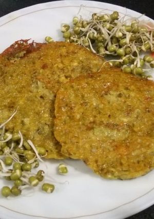 સ્પૉઉટસ ચીલા રેસીપી મુખ્ય ફોટો