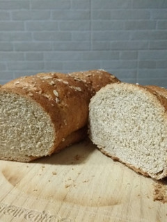 Una foto de Pan integral de espelta express