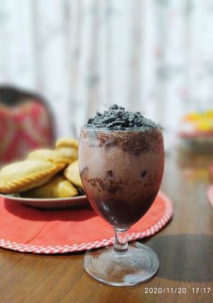 Foto resep Black lava choco milk