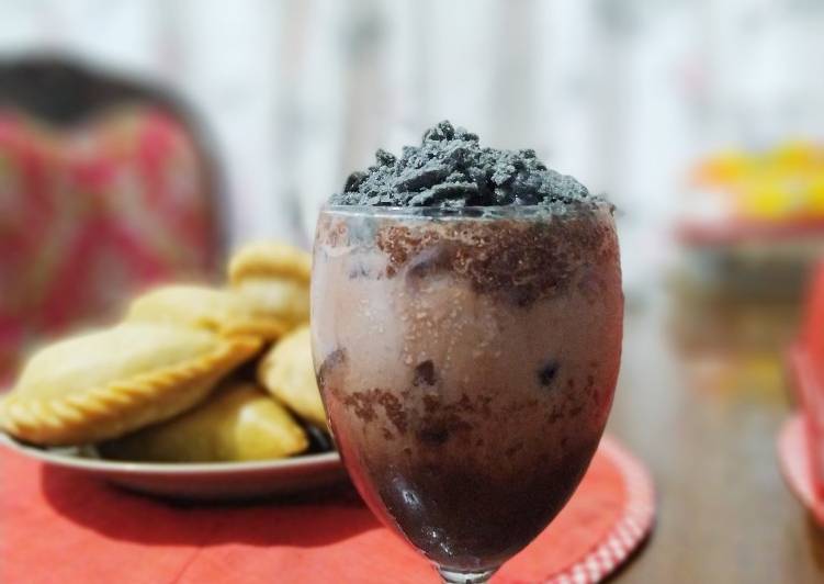 Resep Black lava choco milk, Sempurna