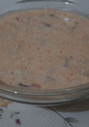 A picture of SURKH MIRCHON AUR PIYAAZ KA RAITA🥰❤.