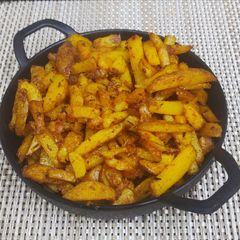 A picture of Instant Aloo Bhurji without onion & garlic.