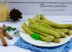 Foto resep Churros pandan