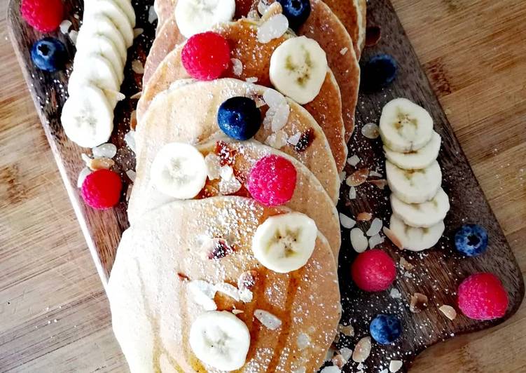 Panquecas de amêndoa e sementes de papoila