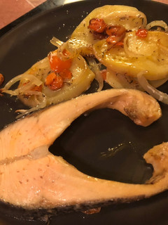 Una foto de Salmón al horno 🐟